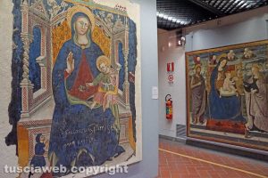 Viterbo - Il museo civico - La madonna del cardellino di Francesco D’Antonio detto il Balletta