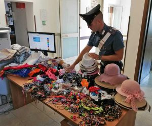 Carabinieri - La merce sequestrata