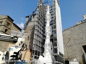 San Sisto - In corso il montaggio della Macchina