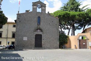 Viterbo - Piazza del Gesù - La chiesa di San Silvestro