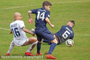 Sport - Calcio - Alain Baclet sul campo della Viterbese