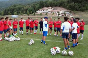 Sport - Calcio - Monterosi - La squadra in ritiro a Cascia