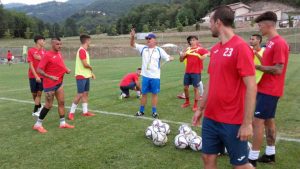Sport - Calcio - Monterosi - L'allenamento dei biancorossi