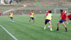 Calcio - Il Monterosi in ritiro