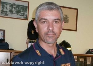 Polizia stradale - Il comandante Gianluca Porroni