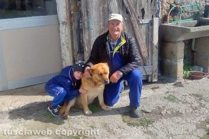 Viterbo - Mattia Biancini e il nonno Lorenzo Biancini