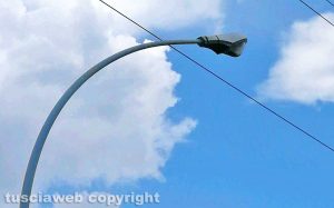 Fabrica di Roma - Lampioni in stato d'abbandono