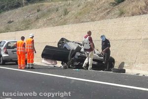 Santa Severa - Incidente sull'A12