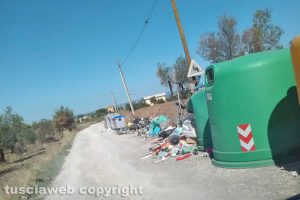 Viterbo - L'isola ecologica di strada Pian di Tortora