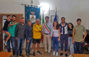 Alessandro Bellière accolto a Bassano Romano