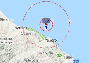 Scossa di terremoto nelle Marche