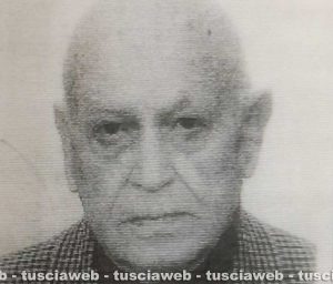 Fernando Perugini, il 94enne scomparso da Tarquinia