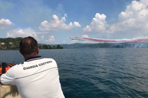 Montefiascone - La guardia costiera all'Air show