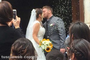 Blera - Il matrimonio Giuseppe Fazzi e Nicole Renzetti sposi
