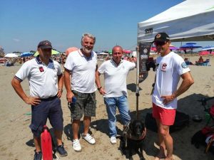 Tarquinia - Operatori Sics con guardia costiera, Olmi e Benedetti
