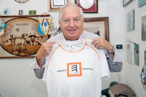 Grotte di Castro - Il sindaco Piero Camilli testimonial della Etrusca marathon