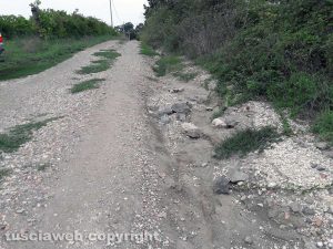 Strada di campagna della Commenda