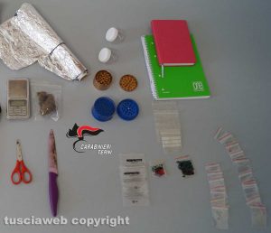 Carabinieri - La droga sequestrata dai carabinieri