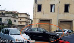 Viterbo - Parcheggio creativo al Paradiso