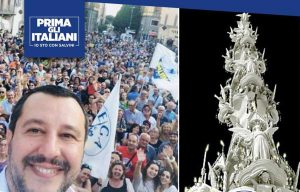 Matteo Salvini a Viterbo per Santa Rosa - L'annuncio sui social