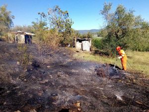 Incendio in località Pisciarello-Sipicciano