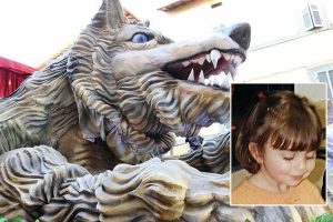 Caprarola - Il carro di Anastasia Pecorelli - Nel riquadro: la piccola Aurora Pecorelli