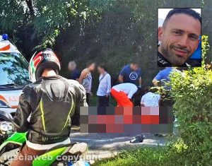 Orvieto - Incidente mortale - Nel riquadro Mauro De Angelis