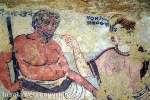 Tarquinia - La tomba degli Scudi