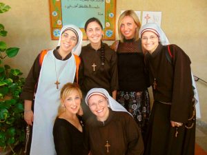 La mostra all'interno del monastero di santa Rosa