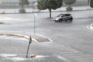 Maltempo - Bomba d'acqua su Viterbo