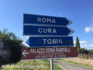 Viterbo - Le indicazioni stradali