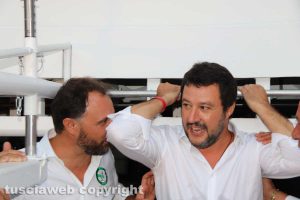 Matteo Salvini sotto Gloria