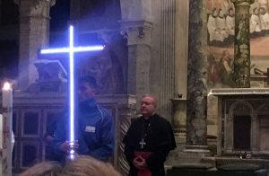 Gli allievi marescialli in pellegrinaggio al Santuario del Divino Amore