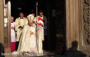 Viterbo - Basilica della Madonna della Quercia - La chiusura della porta santa