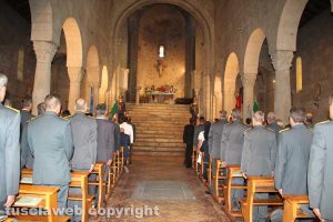 La messa in onore di san Matteo protettore della guardia di finanza