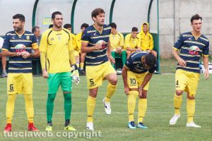 Sport - Calcio - Viterbese - Da sinistra: Sini, Forte, Atanasov, Palermo e Damiani