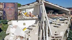 Terremoto a Tolentino - Nel riquadro: Alberto Mezzetti
