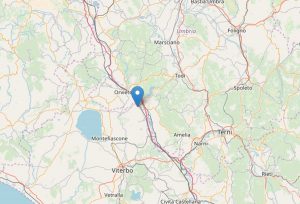 Lieve scossa di terremoto a Castiglione in Teverina