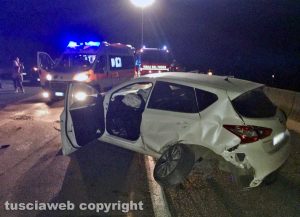 L'incidente sulla Superstrada di ieri sera