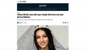 Miss Italia - La storia di Chiara Bordi su El Pais