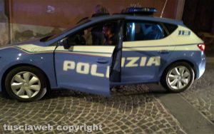 Viterbo - La polizia in centro