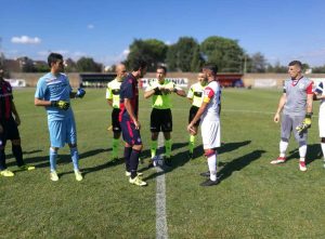 Sport - Calcio - Flaminia - I rossoblù in campo