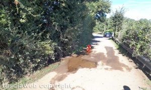 Montefiascone - Voragine in via Commenda