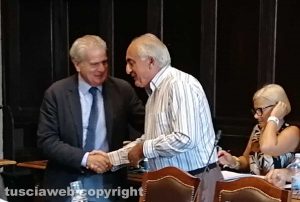 Viterbo - Comune - Giovanni Arena e Alvaro Ricci fanno pace