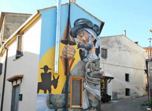 Il murale di Don Chisciotte a Sant'Angelo