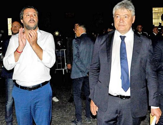 Matteo Salvini e Umberto Fusco