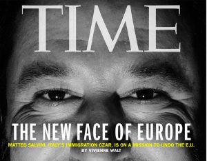 Matteo Salvini sulla copertina di Time