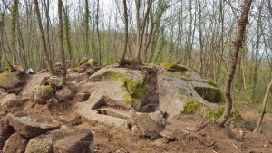 Gli scavi al complesso rupestre di Pietramara