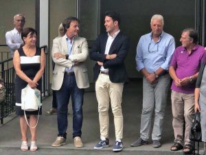 Bagnoregio - Il sindaco Francesco Bigiotti e l'assessore alla pubblica istruzione Luca Profili