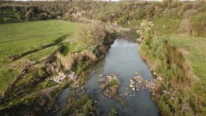 Il fiume Fiora a Vulci